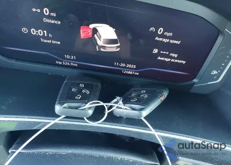 2020 Volkswagen Tiguan 2.0T Se/2.0T Se R-Line Black/2.0T Sel из США, поврежденный, VIN 3VV3B7AX2LM101264